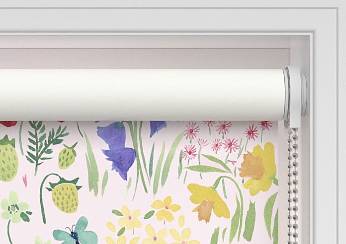 Wee Blue Bell Secret Garden, Rose - Twist&Fit Roller Blind - Image 10